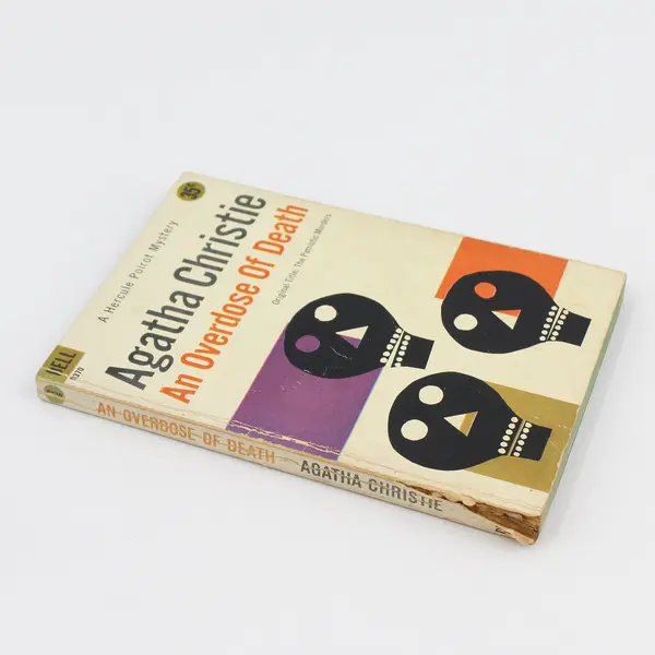 Vintage Agatha Christie An Overdose of Death Hercule Poirot Mystery 1960 PB 