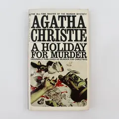 VTG Agatha Christie A Holiday for Murder Hercule Poirot Mystery 1969 PB Good