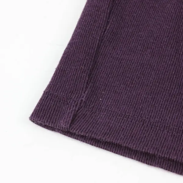 Cherokee Plum Purple Long Sleeve Cotton Rayon Shirt Womens M