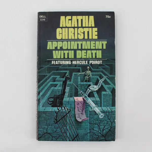 Lot of 2 1971 Agatha Christie Hercule Poirot Appointment With Death Blue Train