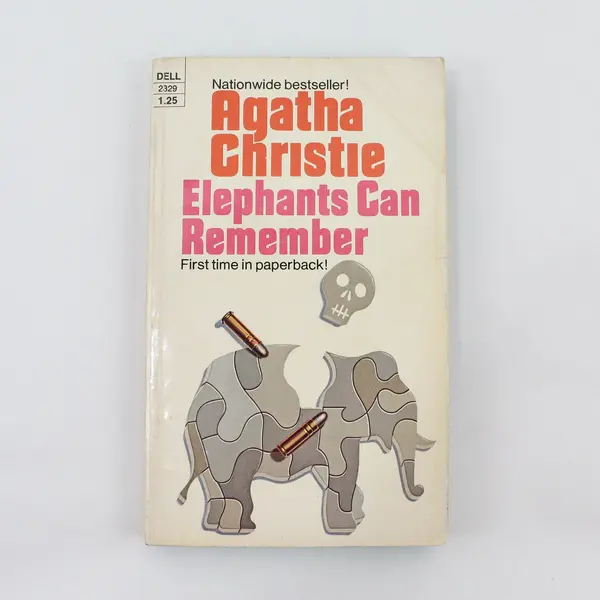 Lot of 2 Agatha Christie PB Mrs McGinty's Dead Elephants Can Remember 1972-73