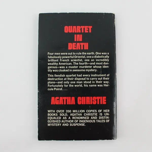 Vintage 1975 Agatha Christie Novel The Big Four A Hercule Poirot Mystery PB Good