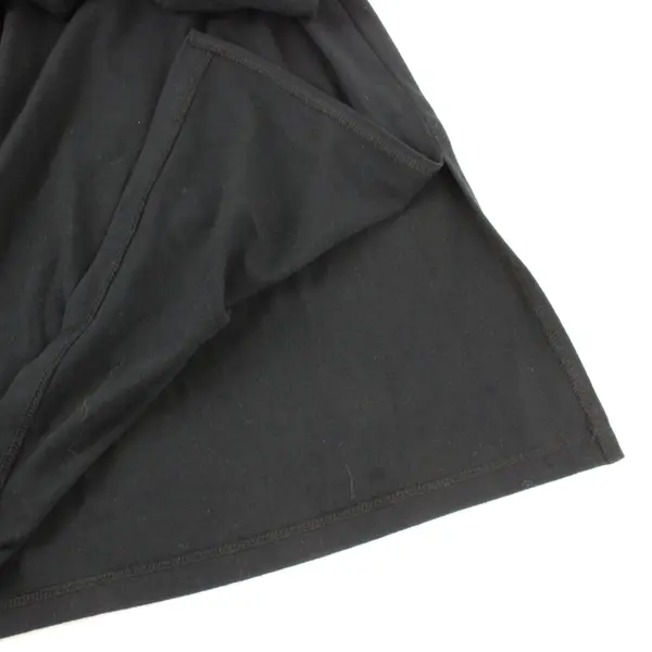 Merona Women's Solid Black Half Sleeve Knee Length Dress L