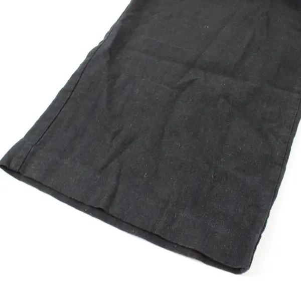 Coldwater Creek Black Linen Blend Culottes Women's Size 8