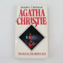Vintage 1984 Agatha Christie Mystery Novel The Man in the Brown Suit Paperback