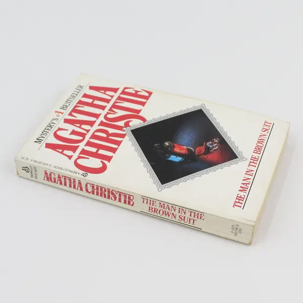 Vintage 1984 Agatha Christie Mystery Novel The Man in the Brown Suit Paperback