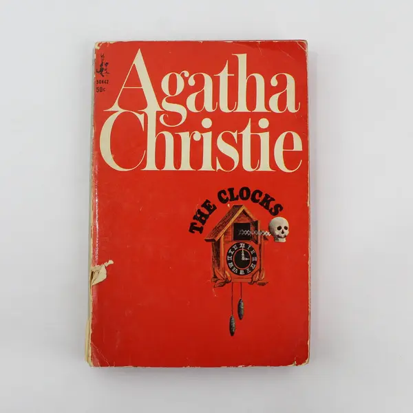 Vintage 1967 Agatha Christie Murder Mystery The Clocks Hercule Poirot Paperback 