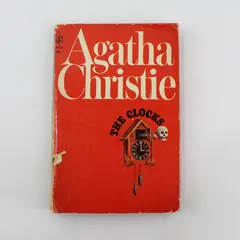 Vintage 1967 Agatha Christie Murder Mystery The Clocks Hercule Poirot Paperback 