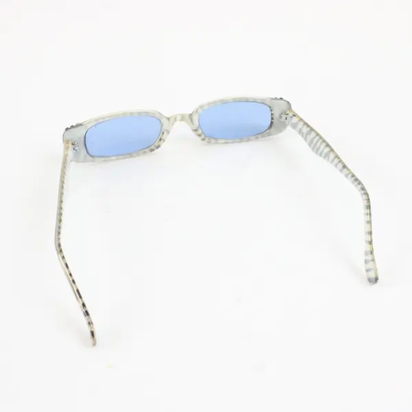 Brown Animal Print Rhinestone Sunglasses Sparkle Stone Fashion