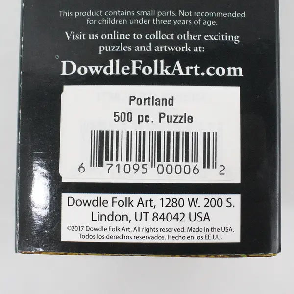 Dowdle 500 Pc. Jigsaw Puzzle "Portland" 2017 complete 