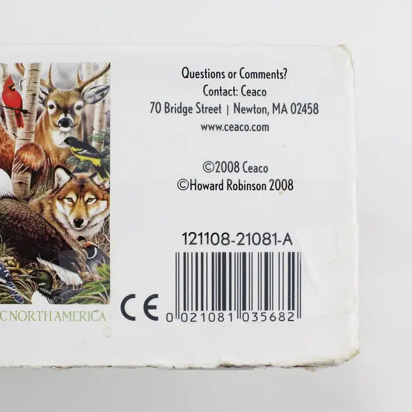 Ceaco Harmony Collection 3 Jigsaw Puzzles 2008, Wildlife Themes Complete 