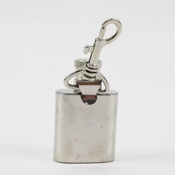 Unbranded Stainless Steel Mini Flask Keychain Pocket Portable Used