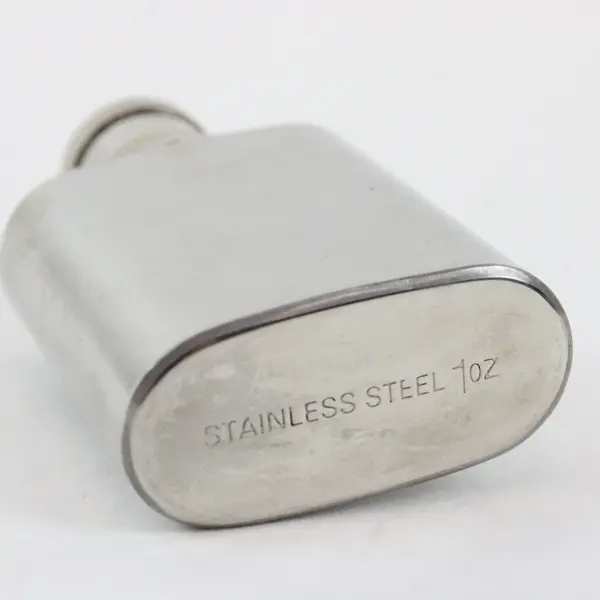 Unbranded Stainless Steel Mini Flask Keychain Pocket Portable Used
