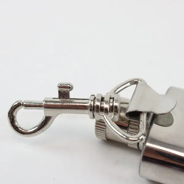 Unbranded Stainless Steel Mini Flask Keychain Pocket Portable Used