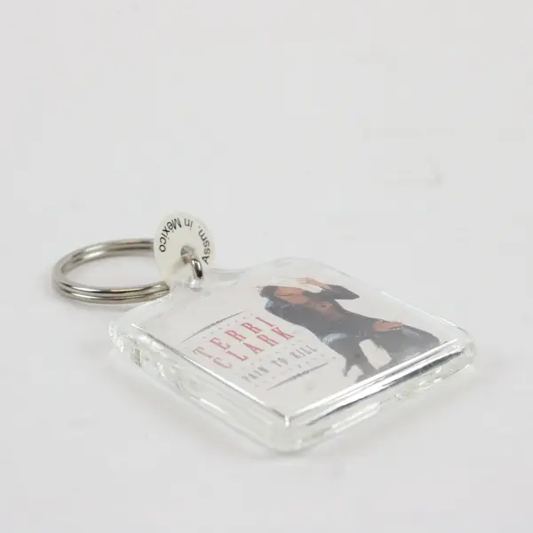 Terri Clark Pain to Kill Acrylic Album Cover Keychain