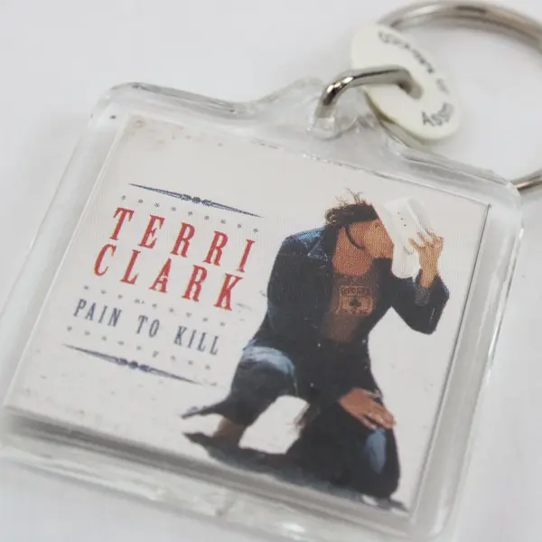 Terri Clark Pain to Kill Acrylic Album Cover Keychain