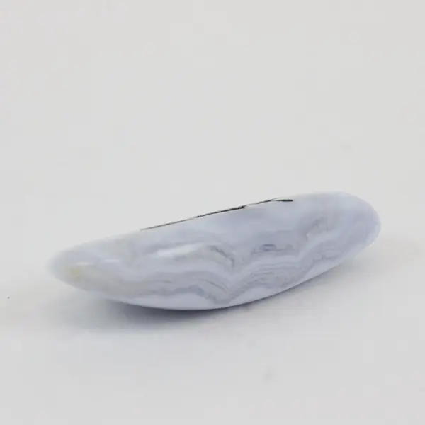 Gray Agate Tumbled Palm Stone Polished Crystal Specimen Platypus 