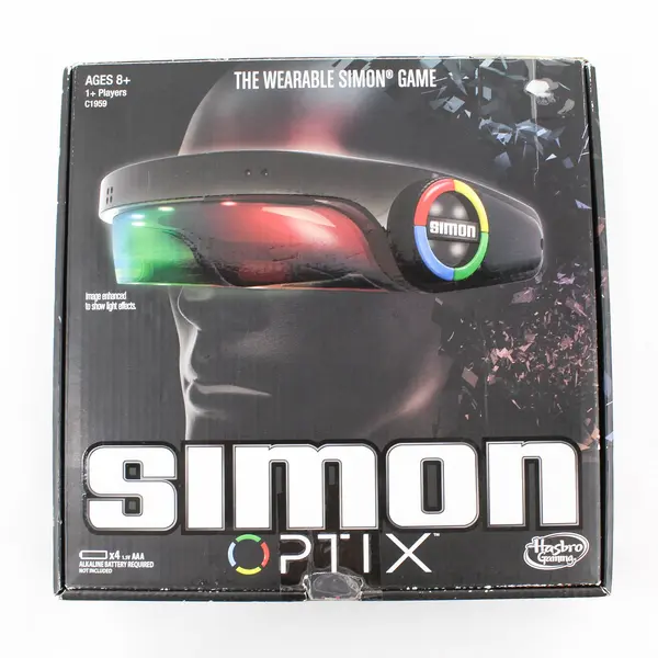 Hasbro C1959 Simon Optix Game Wearable hands free, 2016 Complete 