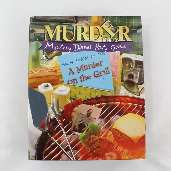 Murder Mystery Dinner Party Game A Murder on the Grill 1999, 6-8 Players