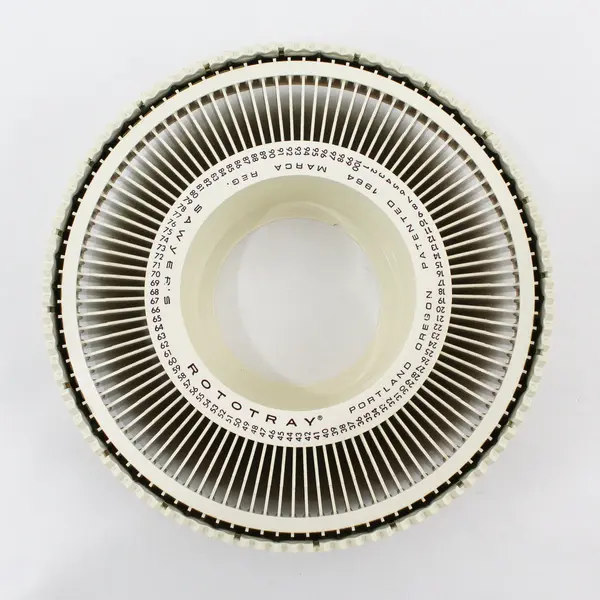 Sawyer's Rototray 100 Slide Carousel Tray Vintage Used