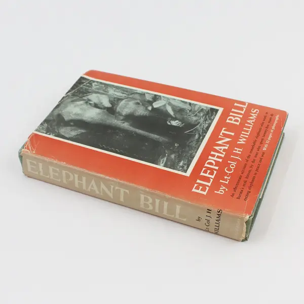 Vintage Elephant Bill Lt Col J H Williams 1950 Hardcover Dust Jacket