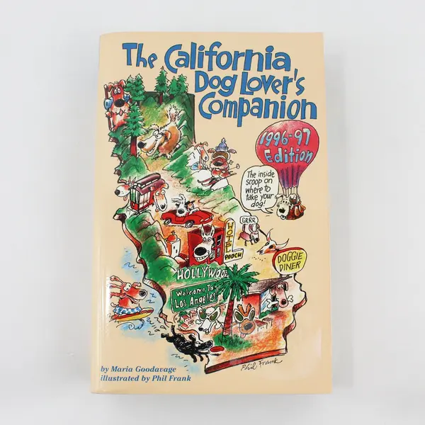 VTG The California Dog Lover's Companion Maria Goodavage 1996-97 Edition PB Good