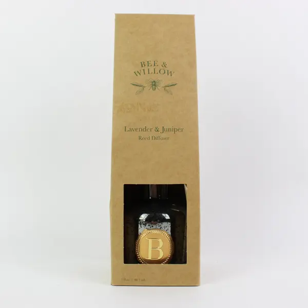 Bee & Willow Home Lavender Juniper Reed Diffuser Box Reeds