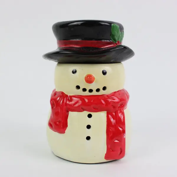 Sonoma Lifestyle Snowman Scented Wax Cube Outlet Warmer