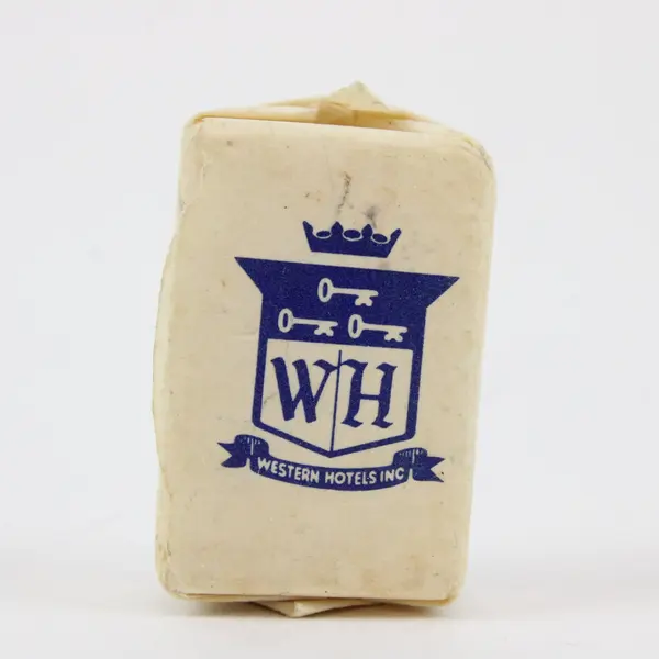Western Hotels Inc 1962 Seattle World's Fair Eye of the Needle Sugar Cube