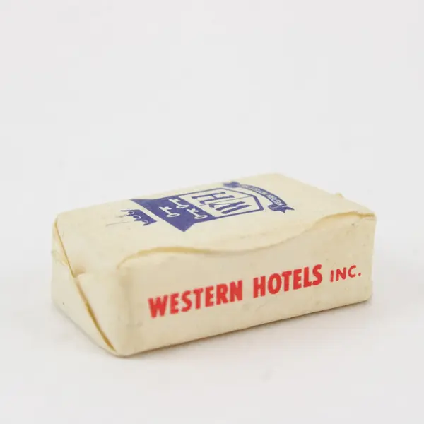 Western Hotels Inc 1962 Seattle World's Fair Eye of the Needle Sugar Cube