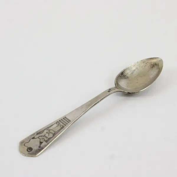 Vintage Imperial Silver Plate Clown Balloon Souvenir Spoon