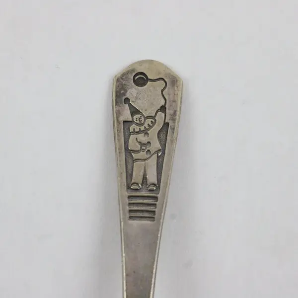 Vintage Imperial Silver Plate Clown Balloon Souvenir Spoon