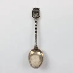 Vintage Silver Paris Souvenir Collectible Spoon Ornate Handle