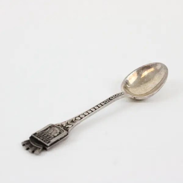 Vintage Silver Paris Souvenir Collectible Spoon Ornate Handle