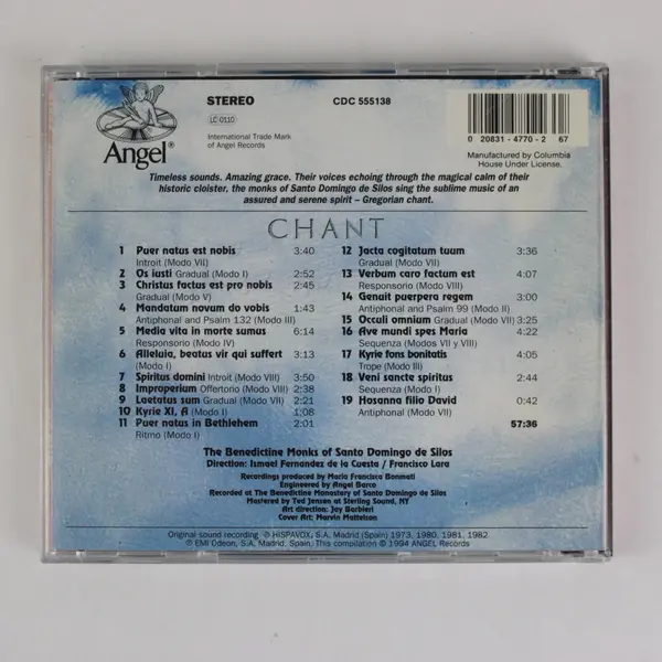 CHANT Benedictine Monks of Santo Domingo de Silos CD