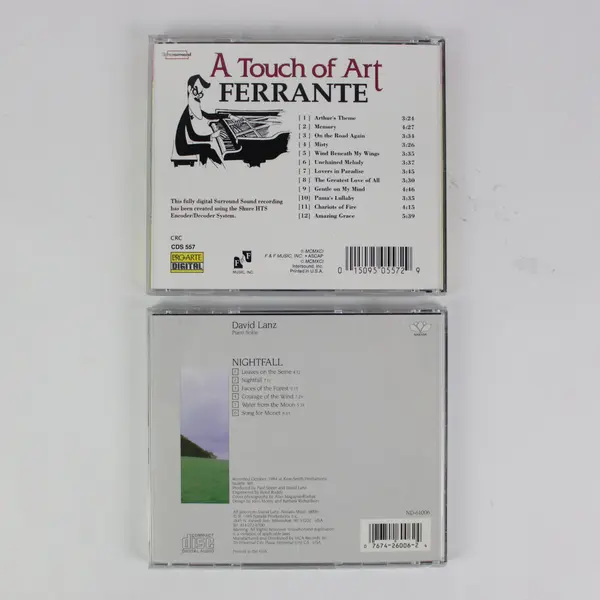 Lot of 2 Piano Music CDs Collection