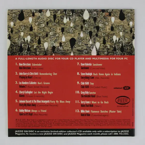 Jazziz On Disc Music CD March 2000