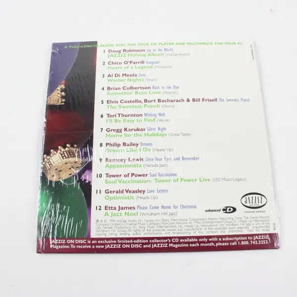 Jazziz On Disc 12 Sounds Of December Volume Two CD Dec 1999