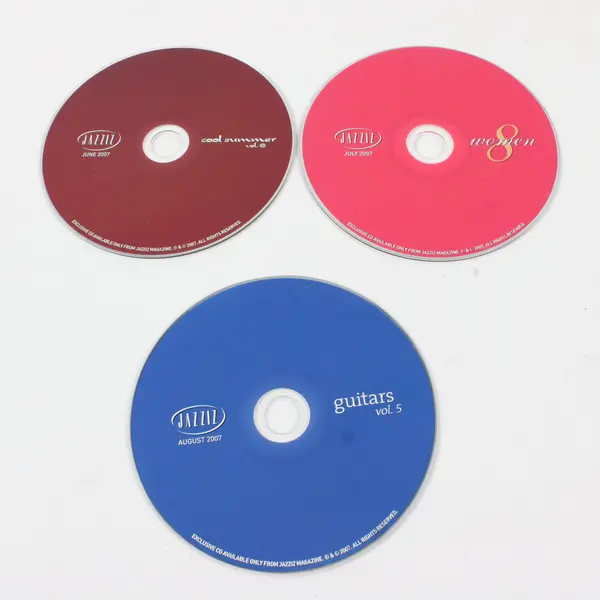 Jazziz Lot of 3 CD 2007 Cool Summer Women Guitars Untested As Is