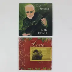 Lot of 2 Pre-Owned CDs Dan Seymour In My Heart & Jazziz Love, Strings