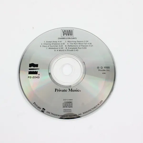 Yanni Chameleon Days CD 1988 Private Music