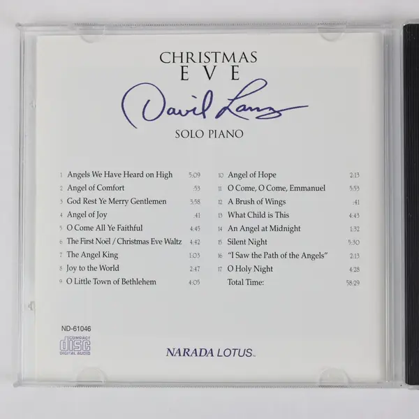 David Lanz Christmas Eve CD Narada Jewel Case