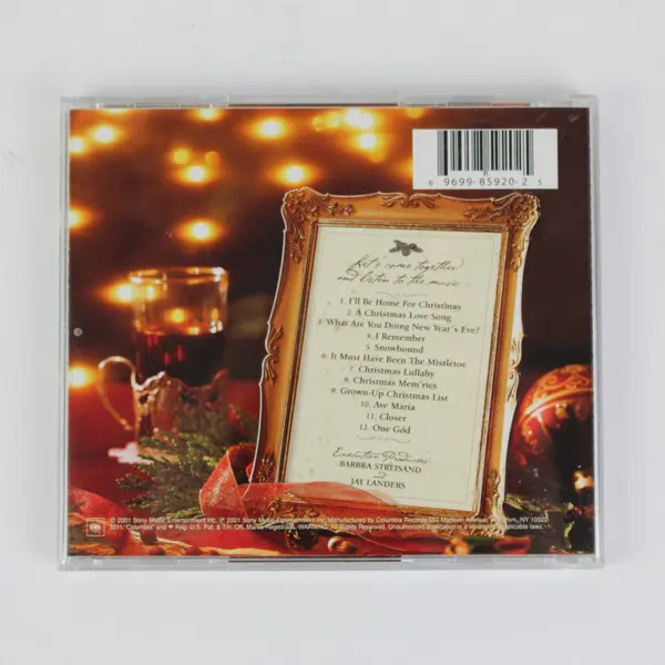 Barbra Streisand Christmas Memories CD 2001 Holiday Album