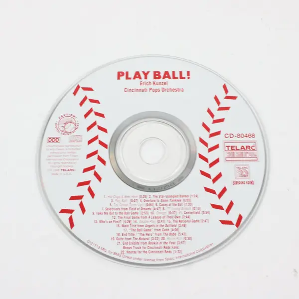 Play Ball! Tom Wopat James Earl Jones Erich Kunzel Cincinnati Pops Telarc CD