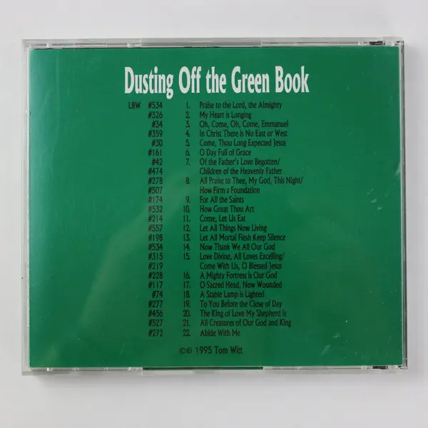 Tom Witt Dusting Off the Green Book CD 1995 Instrumental Hymns Lutheran