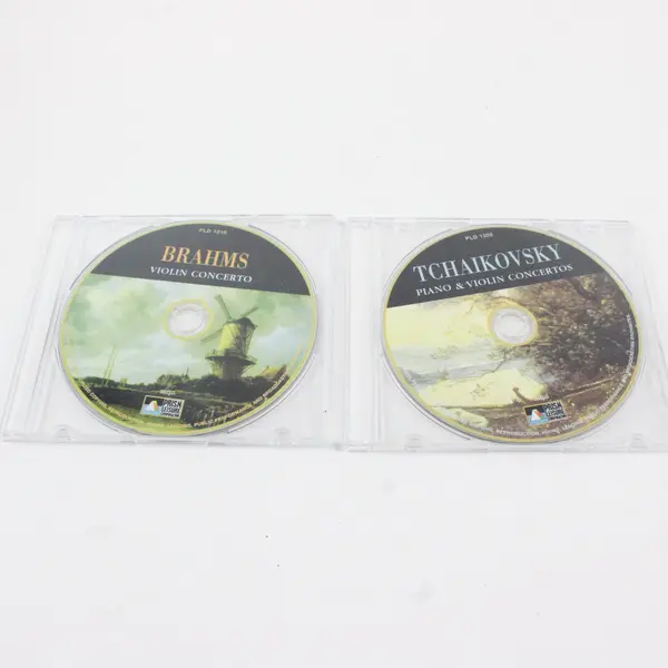 Lot of 2 CDs Brahms Violin Concerto Tchaikovsky Piano & Violin Concertos