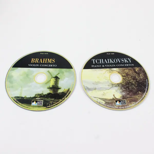 Lot of 2 CDs Brahms Violin Concerto Tchaikovsky Piano & Violin Concertos