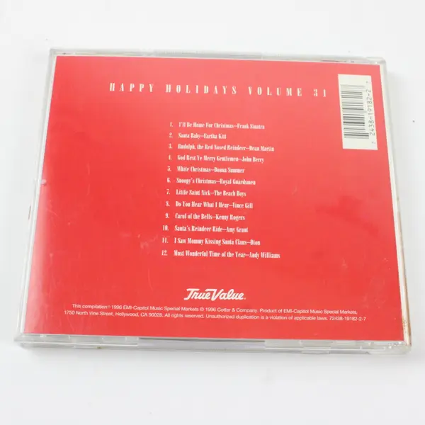 Happy Holidays Volume 31 Christmas Music CD Pre-Owned