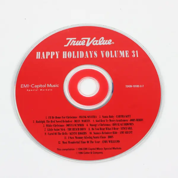 Happy Holidays Volume 31 Christmas Music CD Pre-Owned