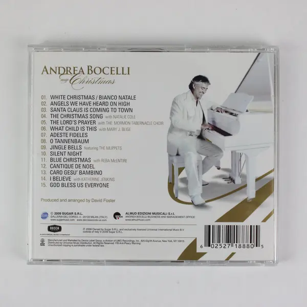 Andrea Bocelli My Christmas CD 2009 Holiday Album